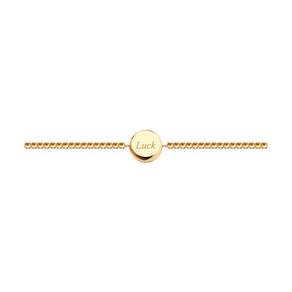 Gold Bracelet "Face of the Sun" with sun design