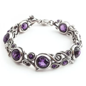 Violet Radiance Amethyst Bracelet
