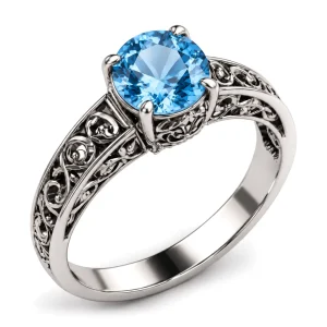 Elvara – Vintage Topaz Ring