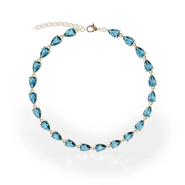 Mystic Topaz Gold-Plated Silver Bracelet, silver, gold plated, with mystic topaz, straight-on view.