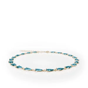 Mystic Topaz Gold-Plated Silver Bracelet view 2, silver, gold plated, with mystic topaz, displayed flat.