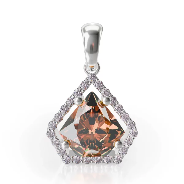 zultanite pendant, brown