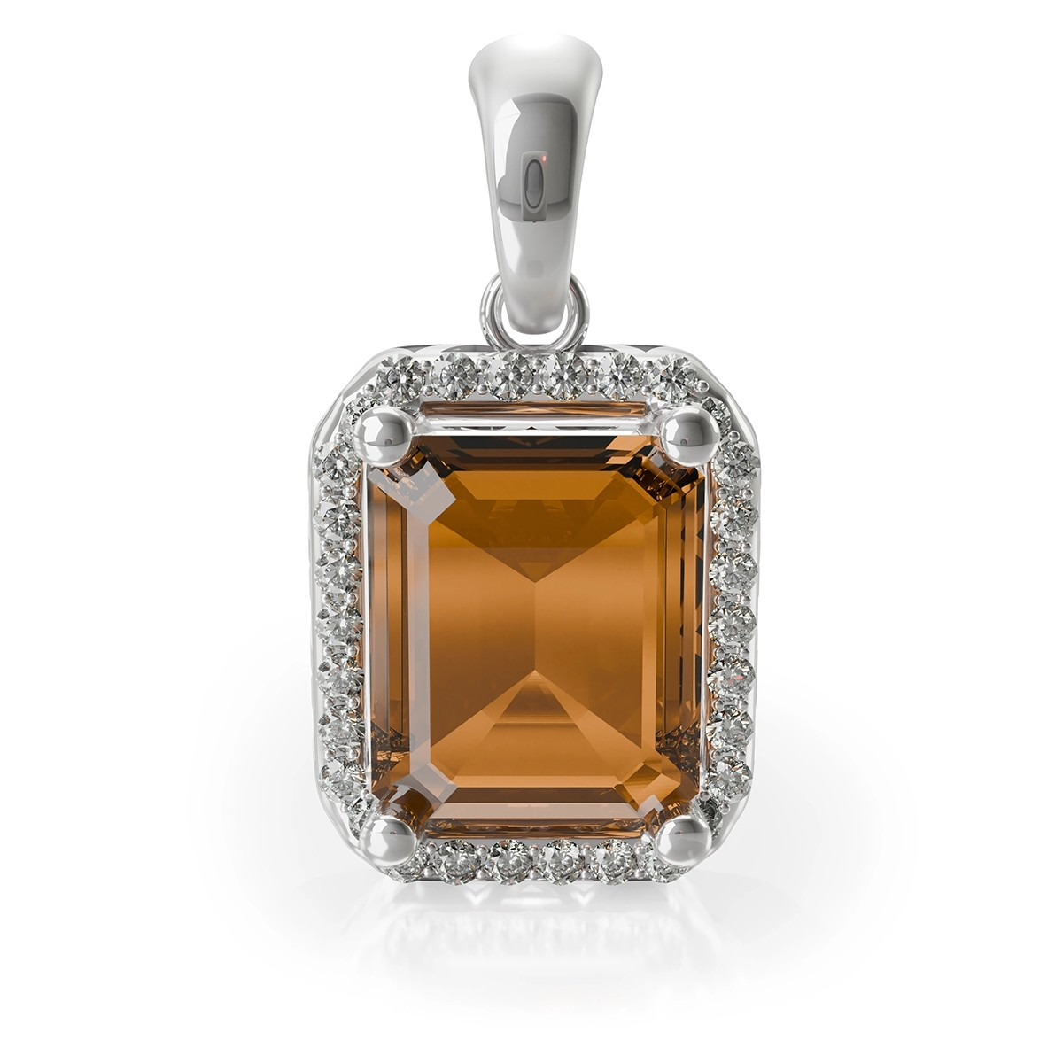Amber Frame – Zultanite Halo Pendant