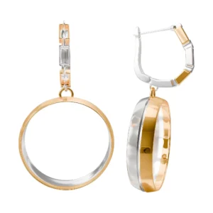 Gleamloop – Gold-Plated Drop Earrings