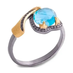 Orellis – Asymmetrical Chalcedony Ring