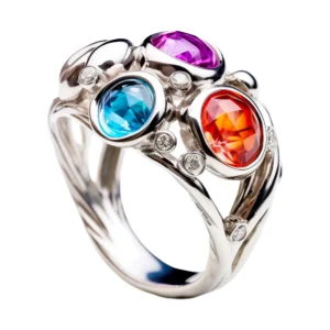 Liria Bloom – Colorful Tourmaline Ring