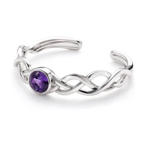 Aetherlock – Amethyst Silver Bracelet