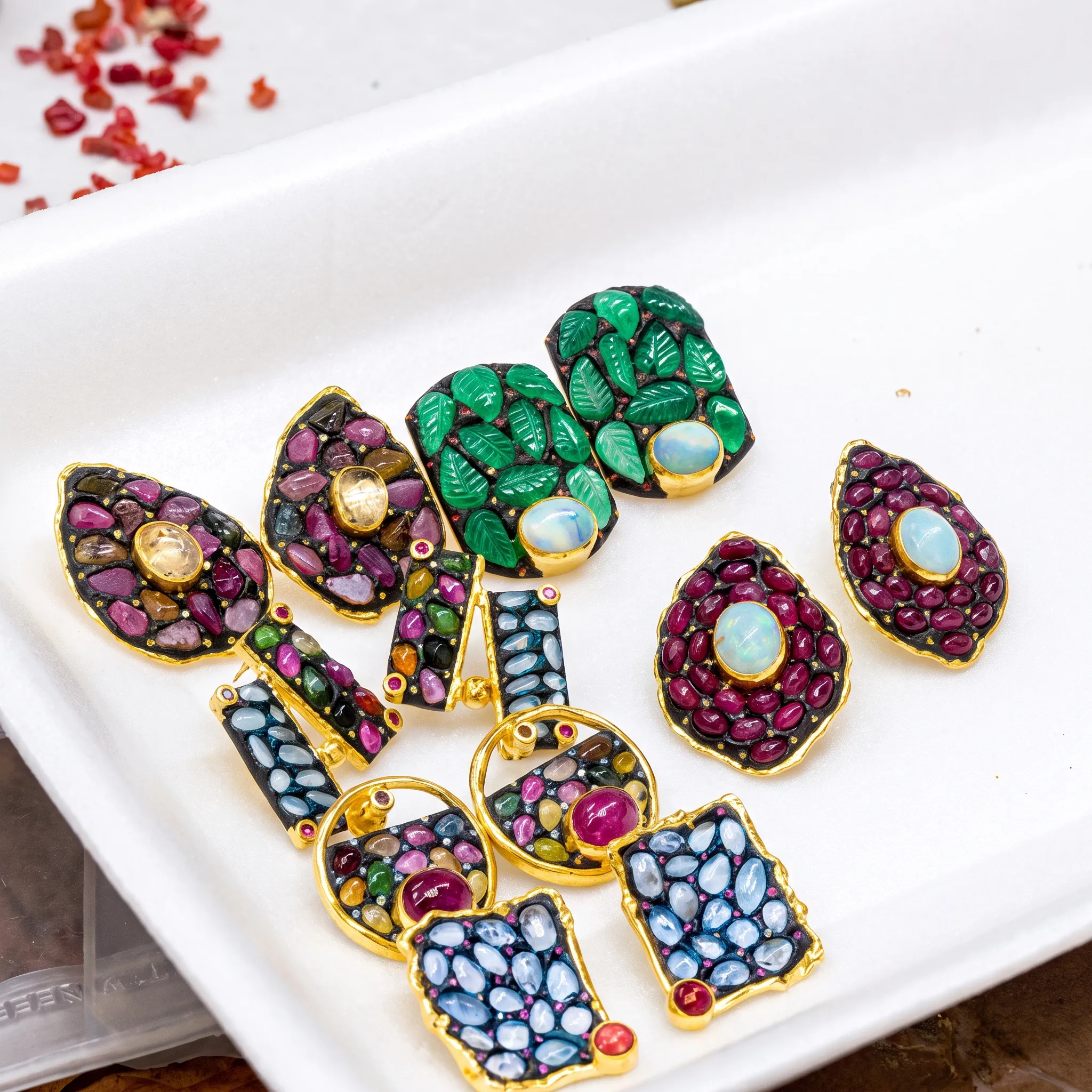Colorful gemstone jewelry made by Magic Stones