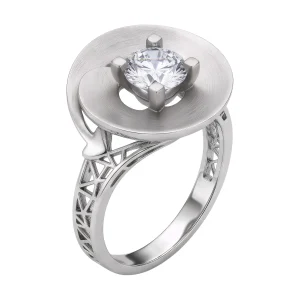 Coreplane – Zircon Silver Ring